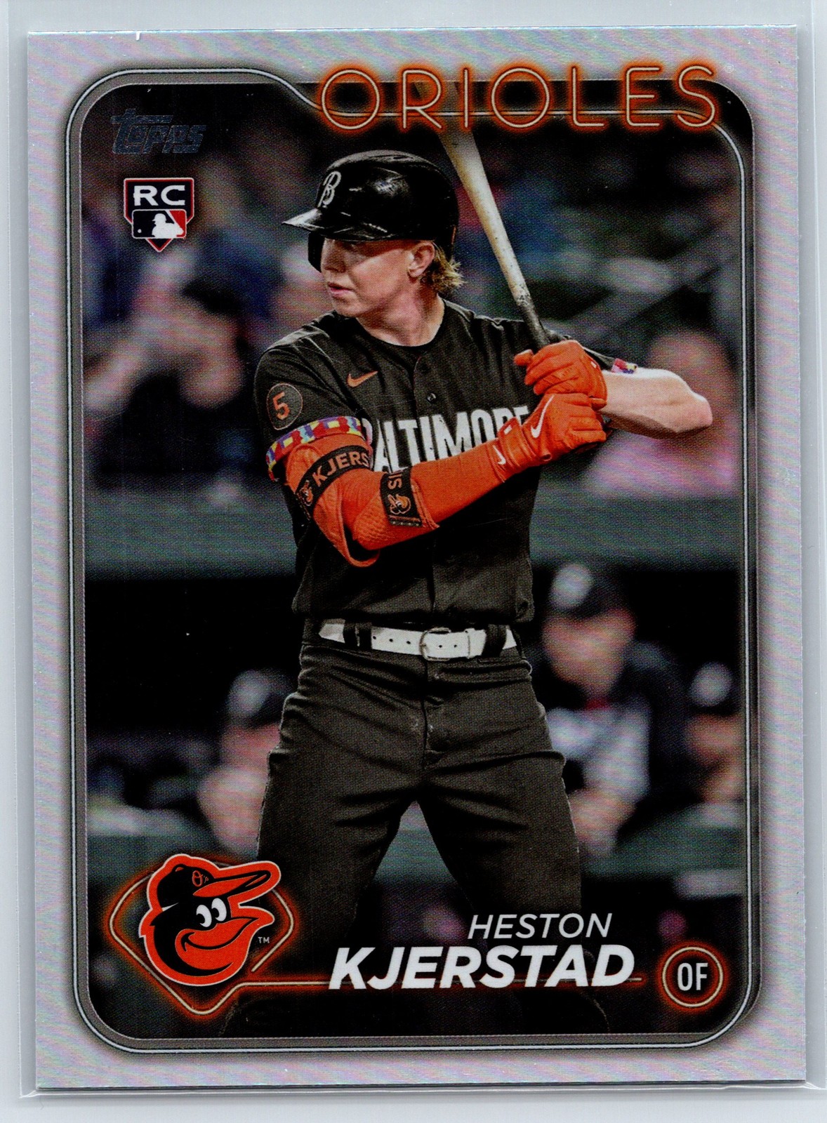 2024 Topps #394 Heston Kjerstad Rainbow Foil