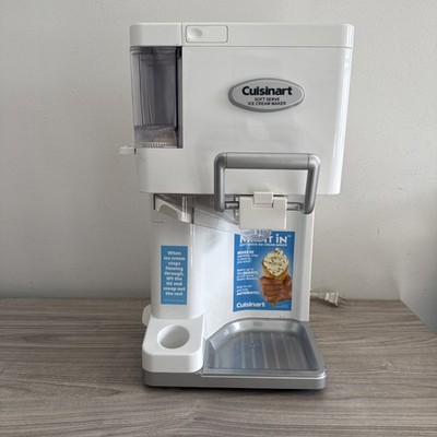 Cuisinart ICE-45 Mix It In Soft Serve 1.5 Quart Ice Cream Maker White TESTED