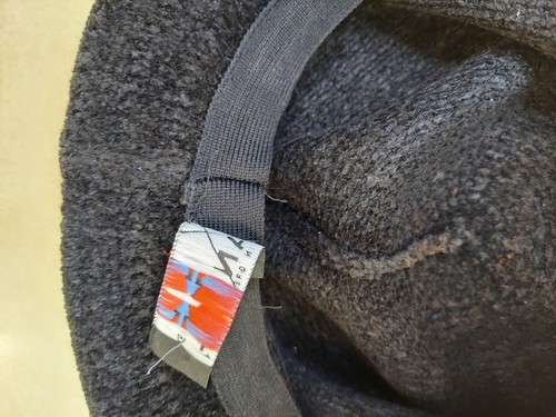 Vintage Kangol Made in England Womens Cloche Bucket Hat Black Size Small - Picture 9 of 9