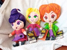 Disney Hocus Pocus Mary Sarah Winifred Sanderson Sisters Soft Plush Dolls Toy