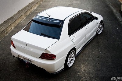 CT9A Lancer Evolution 7/8/9 REAR WINDOW VISOR