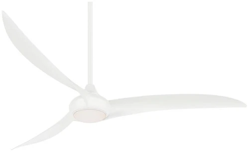 Minka Aire Light Wave 65 65" Ceiling Fan - White 3-Blade Remote Control - Picture 1 of 2