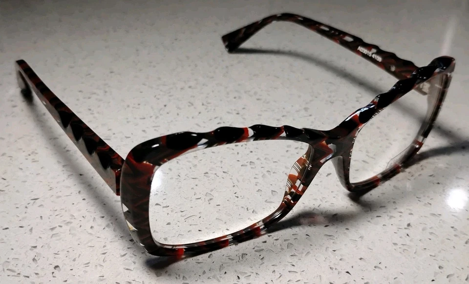 Gafas Alain Mikli Eyes RX Negro Naranja Flecha A03015 4109 55-17-140 Foto 2 de 4