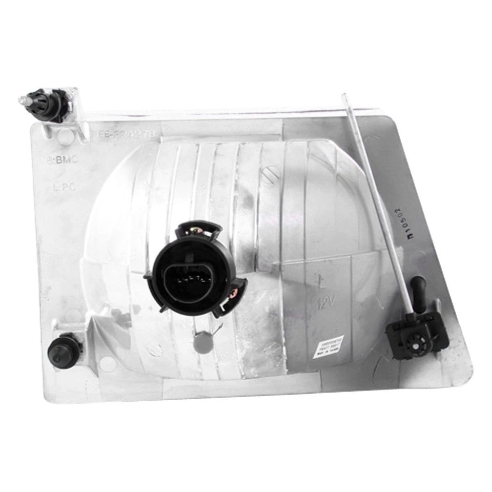 For Ford E-150 Econoline 92-07 Driver & Passenger Side Chrome Euro Headlights Foto 2 de 2