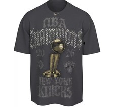 New York Knicks Nike On Court Crystal Locker Room T-Shirt NBA Champions XL
