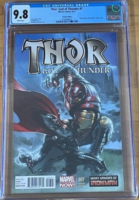 THOR: GOD OF THUNDER #7 1:25 Dell'Otto VARIANT CGC 9.8 LOW PRINT 2013