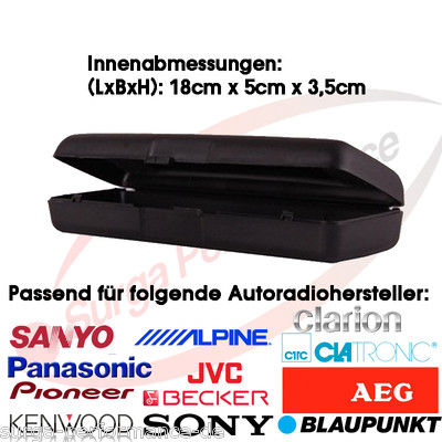 Etui für Autoradio Abnehmbares Bedienteil Radio für Blaupunkt Alpina Becker neu