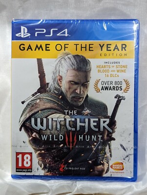 the WITCHER 3 PS4 New Sealed UK PAL Sony PlayStation 4 Game of the Year Edition