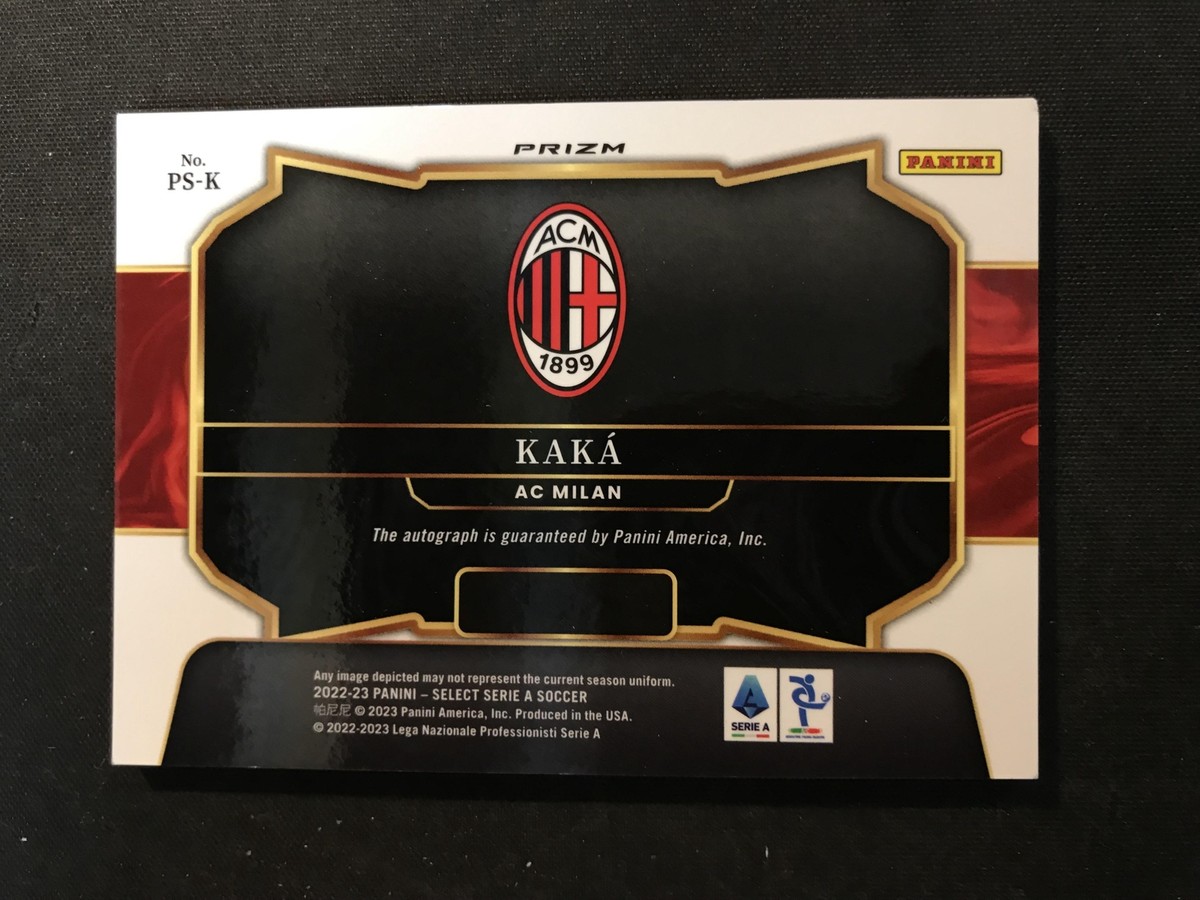 2022-23 Panini Select Serie A #PS-K Kaká Auto Silver Prizm A.C. 