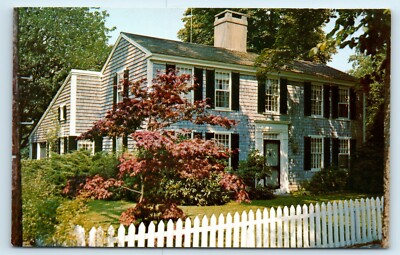 POSTKARTE YARMOUTHPORT SALZKISTE HAUS CAPE COD MASSE VEREINIGTE STAATEN MA FARBE RP 