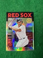 2021 Topps Chrome - Xander Bogaerts - Boston Red Sox - 1986 Topps - #86BC-8