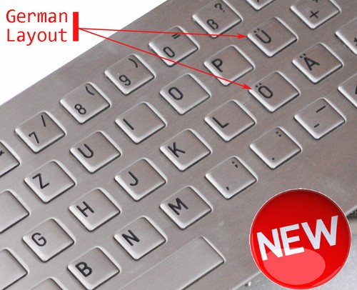 Antivandal Stainless Steel At + Ps/2 Keyboard Engineering Kiosk Terminal - Picture 3 of 8