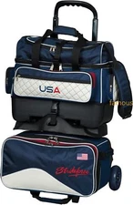 Strikeforce Royal Flush 4-Ball Roller Bowling Bag USA,new produc