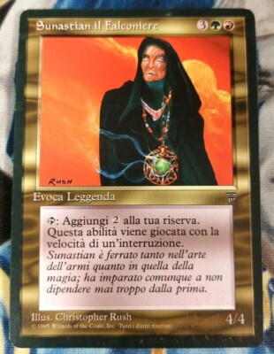Sunastian Falconer MTG Italian Legends Uncommon Creature Heavily Played x1 JS1
