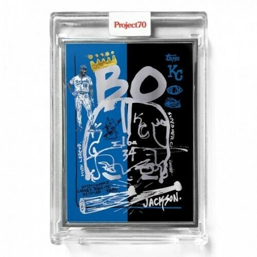 Topps Project70 Card 280 - 1999 Bo Jackson by Gregory Siff - Artist Proof 32/51
