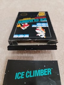 Ice Climber Nintendo NES Gloss Sticker Seal hang tab Rare Complete in Box CIB