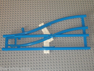 Kreuzungsschiene Lego Zug Gleis 4,5V Weichenpunkt links mit weißen Krawatten x878cx1
