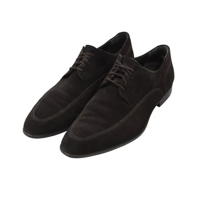 HUGO BOSS Schuhe Gr 9 Shoes Wildleder Suede Braun Brown Leder Leather Business - Bild 1 von 4