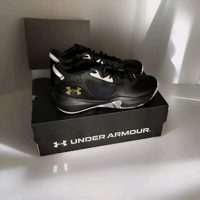 Size 11.5 - Under Armour Lockdown 6 Black Metallic Gold