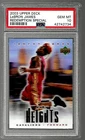 2003 UPPER DECK BASKETBALL CARD LEBRON JAMES RC PSA 10 REDEMPTION SPECIAL NBA