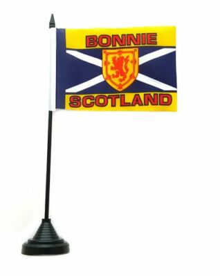 Tischfahne Bonnie Scotland 10 x 15 cm Fahne Flagge