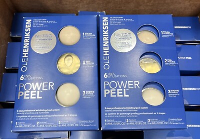 Ole Henriksen Set 2x Transform Power Peel  Facial System (6pack) 54 ml Face Skin