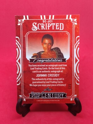 Pop Century Tara Reid サインカード 2024 POP CENTURY SCRIPTED JOANNA CASSIDY AUTOGRAPH Gold 1/1 RARE