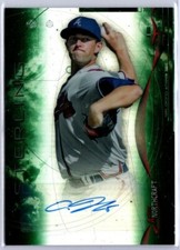 2014 Sterling Baseball Green Refractor Aaron Northcraft AUTO BRAVES 10/125