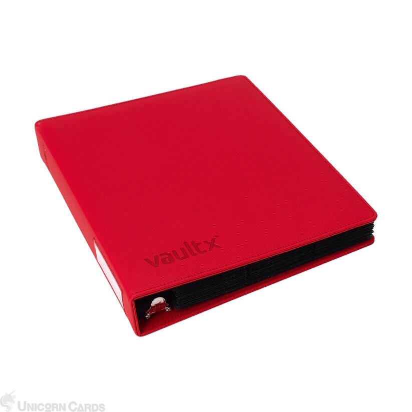 Vault X: Slim Exo-Tec® Ring Binder - Fire Red