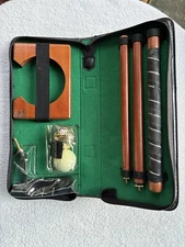 VTG Indoor Executive Golf Putting Set Portable Travel Zip Carry Case Golfer Gift