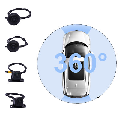 HD Car 360 Bird View Surround System DVR Record Backup