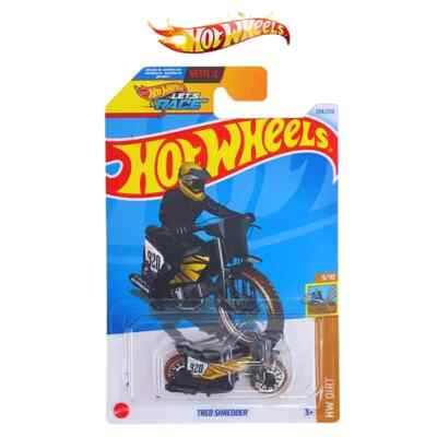 Hot Wheels Tred Shredder 2024 HW Dirt 9/10 Black Color with Brown, Yellow Stripe