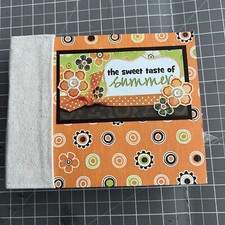 Sweet Taste Of Summer Pre-made Handmade Scrapbook Mini Album Fully Decorated