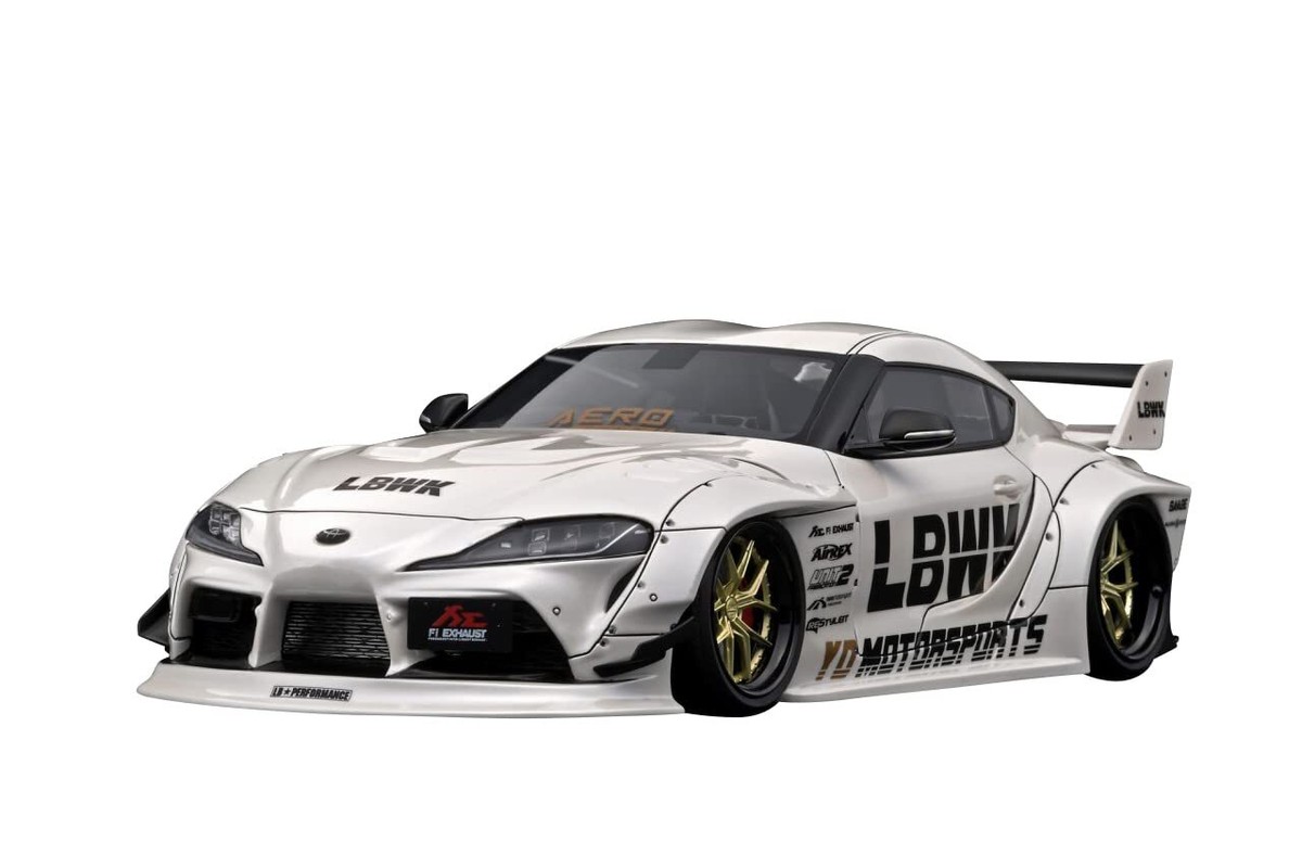 ignition model 1/18 LB-Works Toyota Supra (A90) White Resin ignition model 1/18 LB-Works Toyota Supra (A90) White Resin