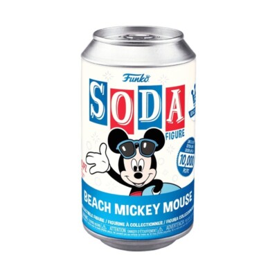 Funko Soda Disney Beach Mickey Mouse Chance of Chase Factory Sealed New