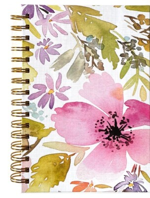 ''Sweet & Sparkling'' C.R. Gibson Twin Wire Hard Cover Spiral Journal Notebook