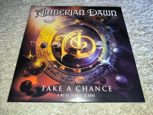 Amberian Dawn 2022 - Take A Chance: A Metal Tribute To ABBA (Gold Vinyl) Sealed - Picture 2 of 3
