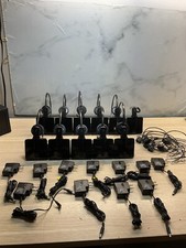 11 Plantronics Headband Wireless Convertible Headset C054 w/ Base/JUA1158