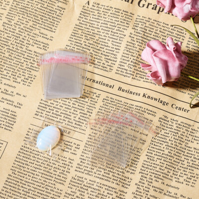 FASHEWELRY 100Pcs Jewelry Display Cellophane Bags