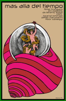 Movie Poster 4 film Mas alla del tiempo.Beyond time.Shell.Room art decor design