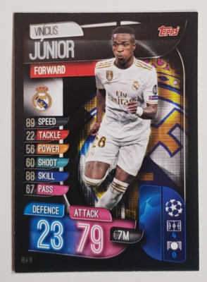 Vinicius Junior #REA16 Real Madrid- 2019-20 Topps Match Attax UCL