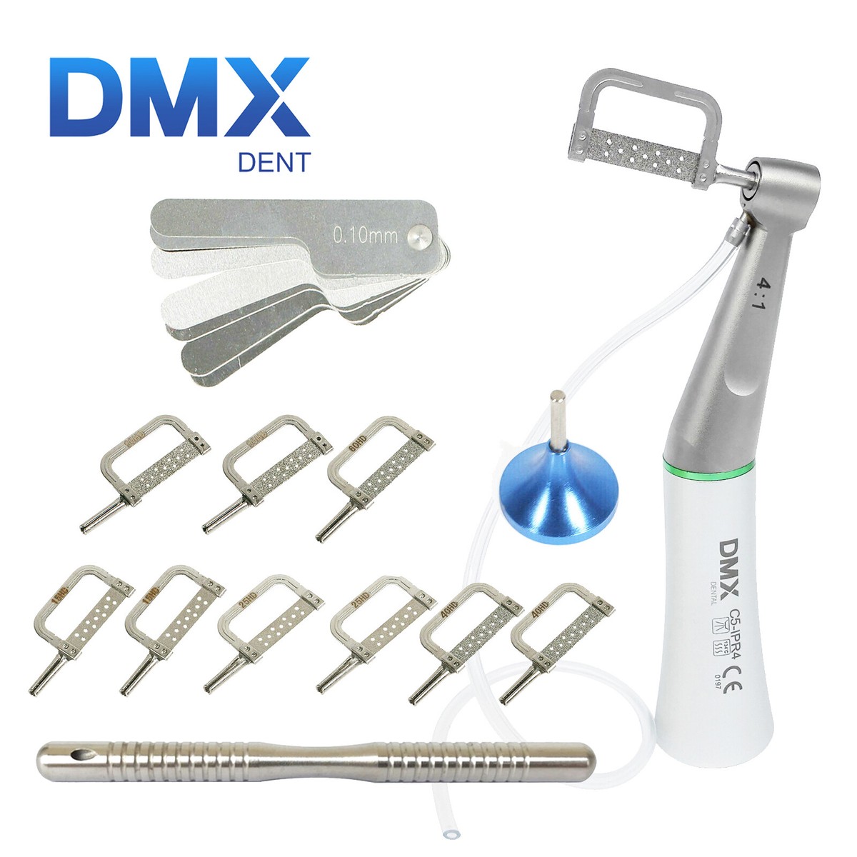 Kit Dentaire Orthodontique - Contre-angle Réciproque 4:1 Pour Stripping IPR, Pièce à Main, Neuf