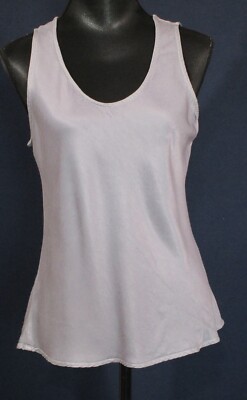 Subtle Luxury M/L Blue/Grey Sleeveless Bias Cut Top