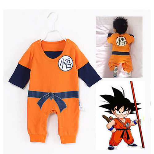 Baby Girls Dragon Ball Goku Costume Baby Boys Romper Jumpsuit Bodysuit  Outfits