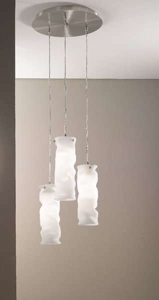 HöHenverstellbare Pendel Leuchte HäNge Lampe Melt 3 Flg Fabas Luce 3250-49-178-image