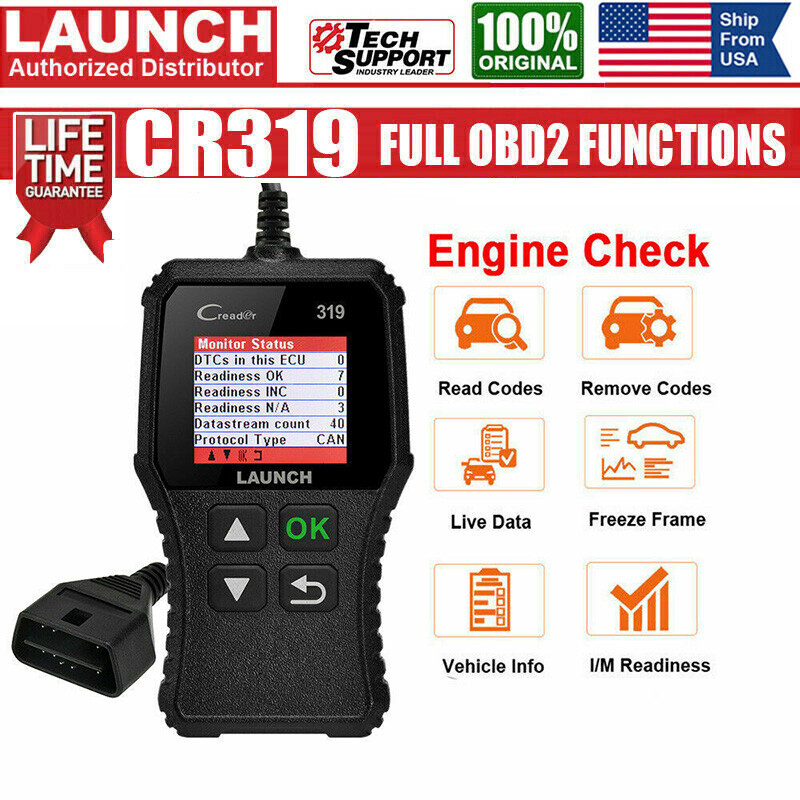 Automotive OBD2 Scanner OBDII Code Reader Car Check Engine Fault Diagnostic Tool-image