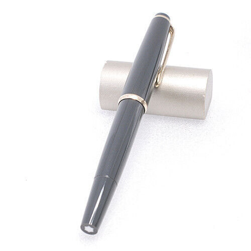 H245 MONTBLANC 32 Gray Inhalation Type Fountain Pen Nib 585 14K Screw Cap 420 - Picture 1 of 5