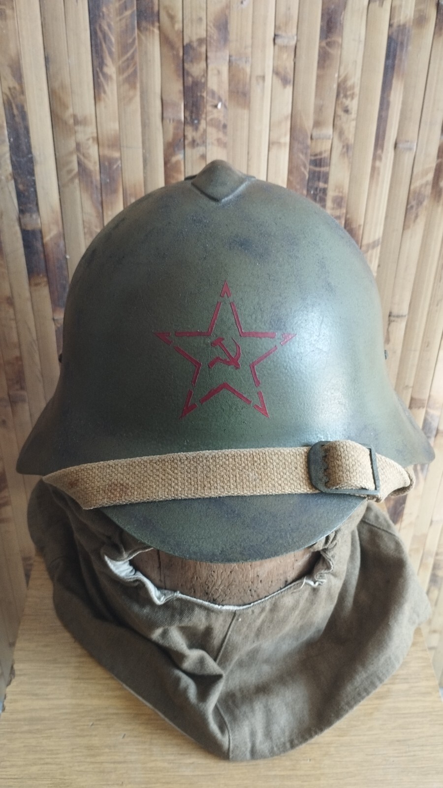 Soviet WWII RKKA SSh-36 Helmet, Size 3, restoration — image 3