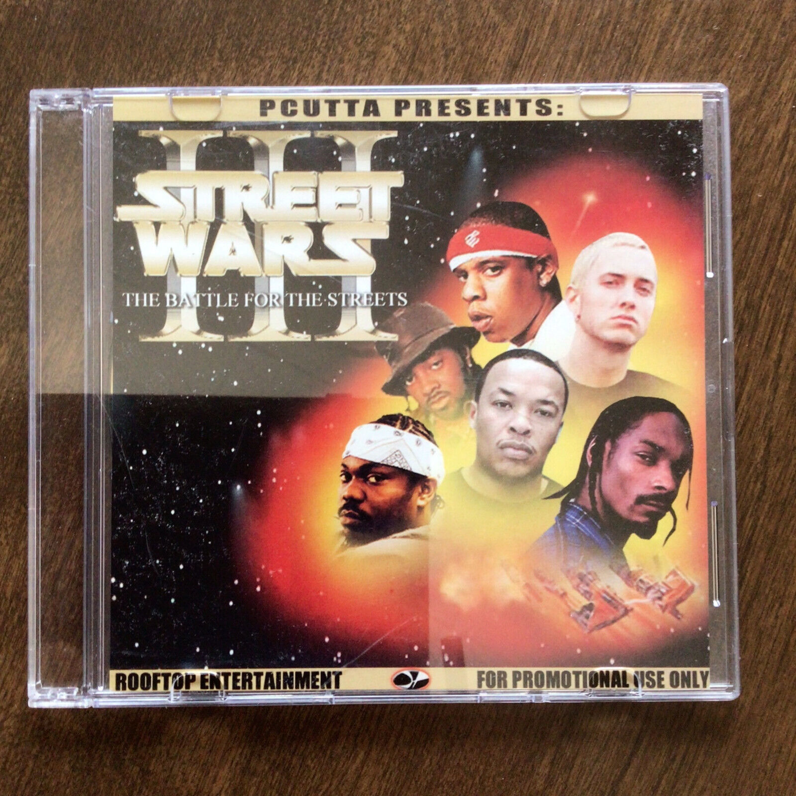 P-Cutta Presents Street Wars III Promo CD Mixtape Near Mint/Mint Jay-Z Eminem Dr