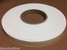 Nomex Plain Grill Gasket 1/2" x 1/8" x 15' High Temp BBQ smoker gasket - no glue